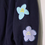 [Scheduled for delivery in mid-August] NISHIMOTO IS THE MOUTH FLOWER ZIP SWEAT HOODIE NIM-C57 NAVY