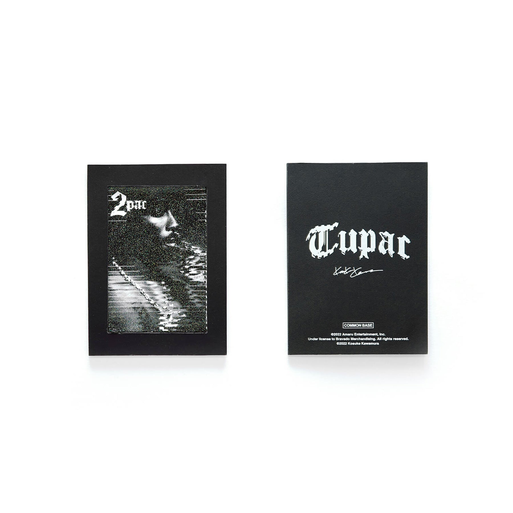 2PAC / Kosuke Kawamura Neo-silk, glitter on canvas with CARD