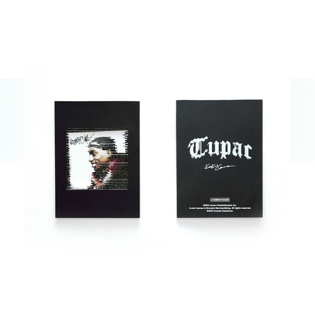 2PAC / Kosuke Kawamura Neo-silk, glitter on canvas with CARD