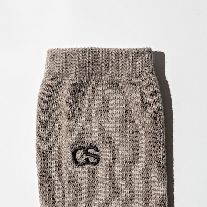COMMON SOX  LONG SOCKS"LINE" CSR-001 BEIGE