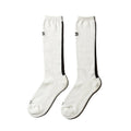 COMMON SOX  LONG SOCKS"LINE" CSR-001 WHITE