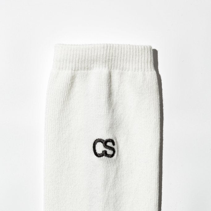 COMMON SOX  LONG SOCKS"LINE" CSR-001 WHITE
