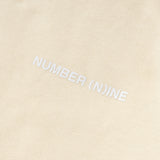 NUMBER (N)INE × COMMON BASE  SWEAT ZIP HOODIE + SWEAT SHORTS (SET-UP) NNCBI-04 CREAM×WHITE