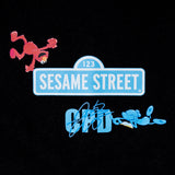 COIN PARKING DELIVERY×Sesame Street SSCPD-02 L/S T-SHIRT BLACK