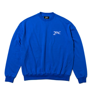 2PAC SWEAT SHIRTS TPCB-002 BLUE