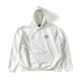 YUYA HASHIZUME "eyewater" SWEAT HOODIE YHCB-03 WHITE