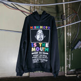 NISHIMOTO IS THE MOUTH CLASSIC SWEAT HOODIE (GLITTER)NIM-L13G BLACK