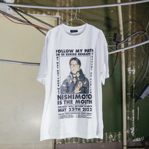 NISHIMOTO IS THE MOUTH PHOTO S/S TEE NIM-S3511 WHITE