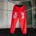 NISHIMOTO IS THE MOUTH CLASSIC SWEAT PANTS  (GLITTER)NIM-L15G RED