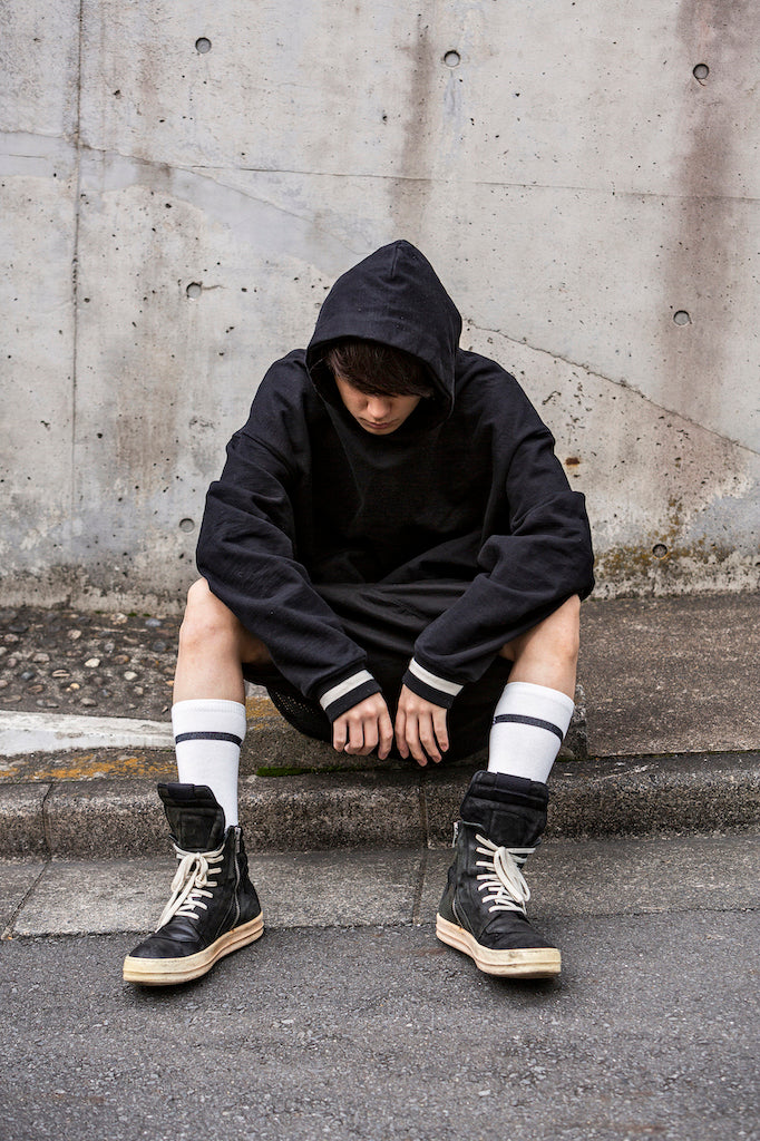 COMMON SOX  LONG SOCKS"LINE" CSR-002 WHITE