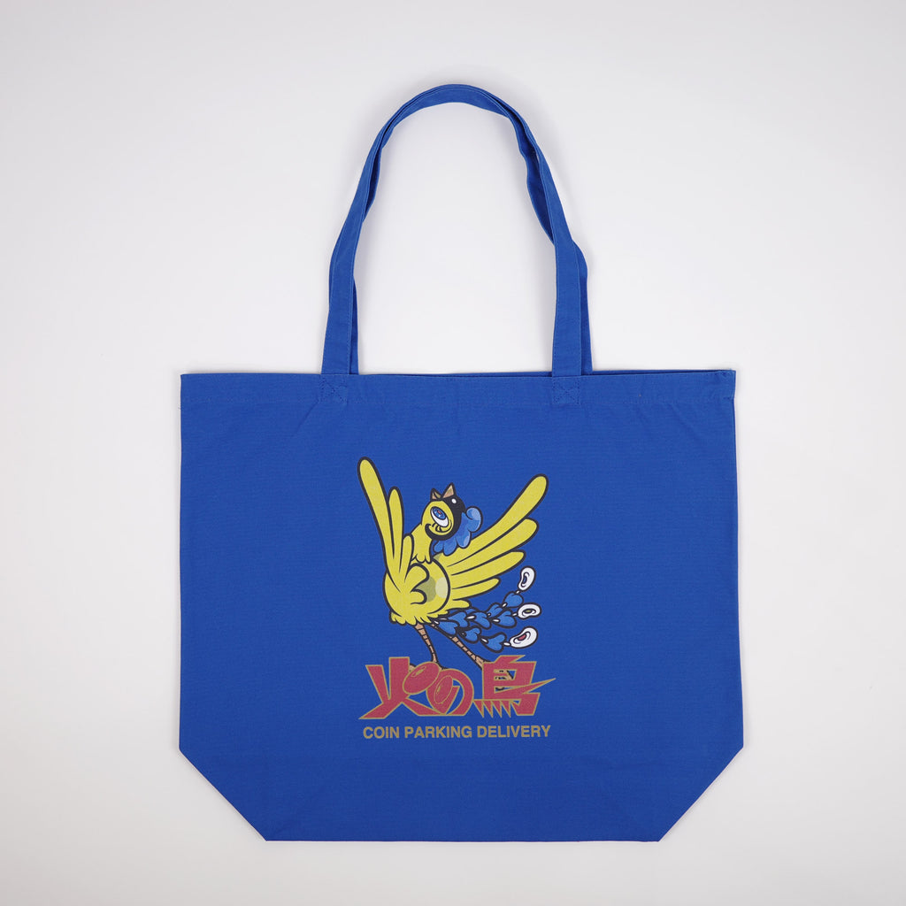 火の鳥 × COIN PARKING DELIVERY TOTE BAG CPDHN-03 BLUE