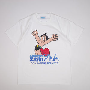 Astro Boy x COIN PARKING DELIVERY S/S TEE CPDAT-01 WHITE