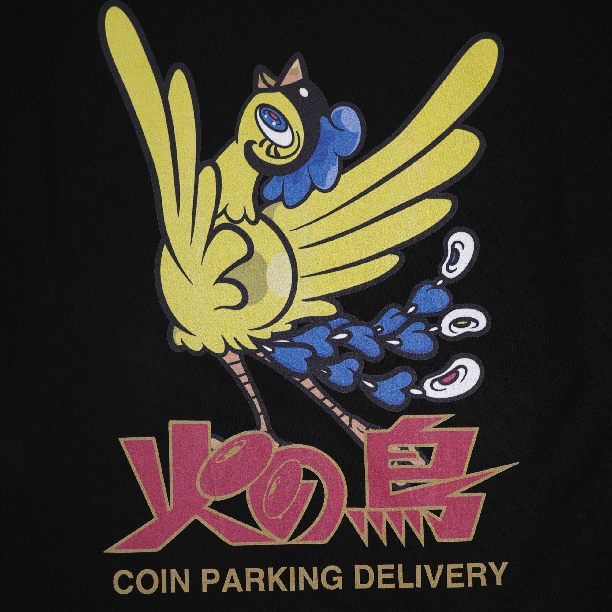 火の鳥 × COIN PARKING DELIVERY L/S TEE CPDHN-02 BLACK – COMMON BASE