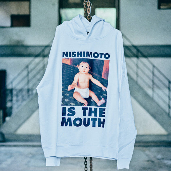 NISHIMOTO IS THE MOUTH PHOTO SWEAT HOODIE NIM-L53 WHITE