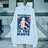 NISHIMOTO IS THE MOUTH PHOTO SWEAT HOODIE NIM-L53 WHITE