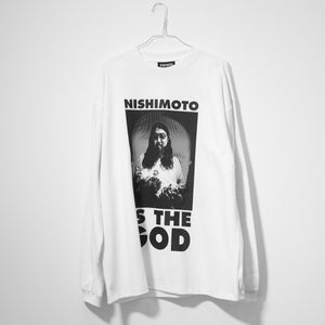NISHIMOTO IS THE MOUTH GOD L/S TEE NIM-M22 WHITE