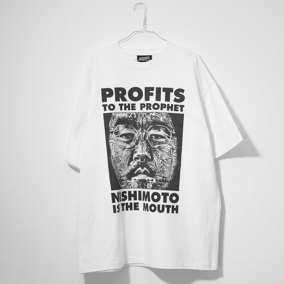 NISHIMOTO IS THE MOUTH P2P S/S TEE NIM-P11 WHITE