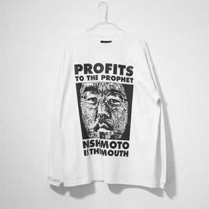 NISHIMOTO IS THE MOUTH P2P L/S TEE NIM-P12 WHITE