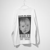 NISHIMOTO IS THE MOUTH  P2P L/S TEE NIM-P12 WHITE