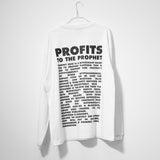 NISHIMOTO IS THE MOUTH  PROPHET COIN L/S TEE NIM-P22 WHITE