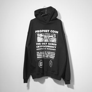 NISHIMOTO IS THE MOUTH PROPHET COIN SWEAT HOODIE NIM-P23 BLACK