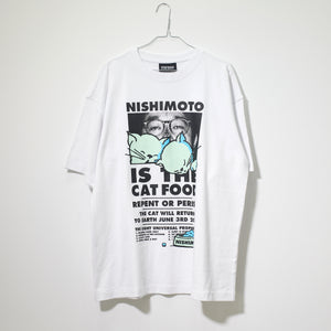 NISHIMOTO IS THE MOUTH × face  S/S TEE NIMFC-02 WHITE