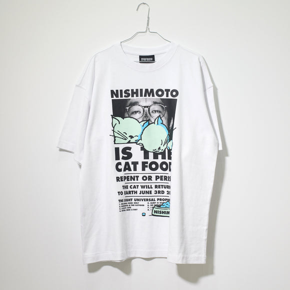 NISHIMOTO IS THE MOUTH × face  S/S TEE NIMFC-02 WHITE