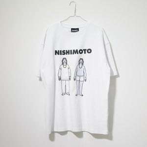 NISHIMOTO IS THE MOUTH × face  S/S TEE NIMFC-03 WHITE