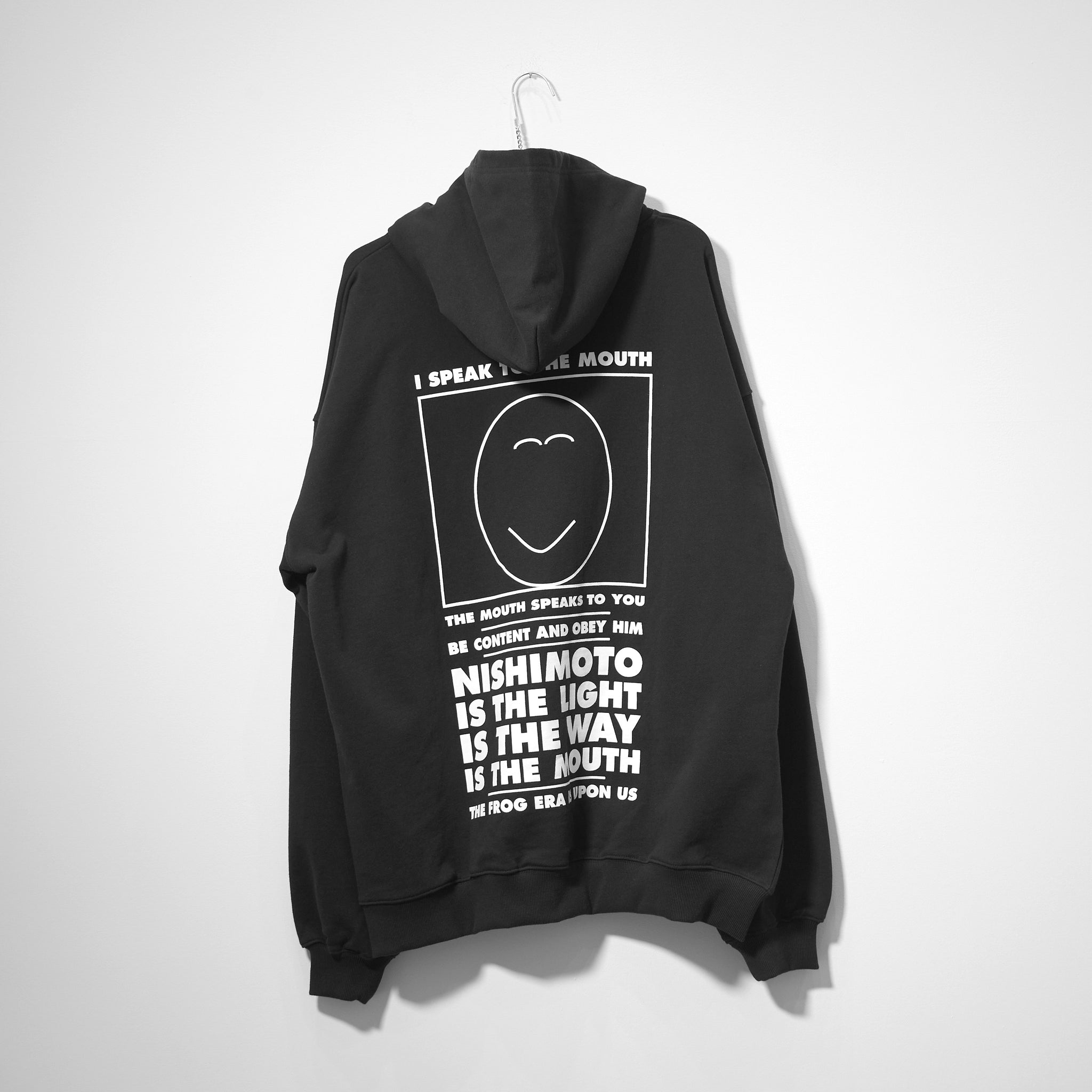 NISHIMOTO IS THE MOUTH × HIMAA SWEAT HOODIE NIMHM-02 BLACK