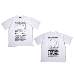 NISHIMOTO IS THE MOUTH × HIMAA  S/S TEE NIMHM-00 WHITE
