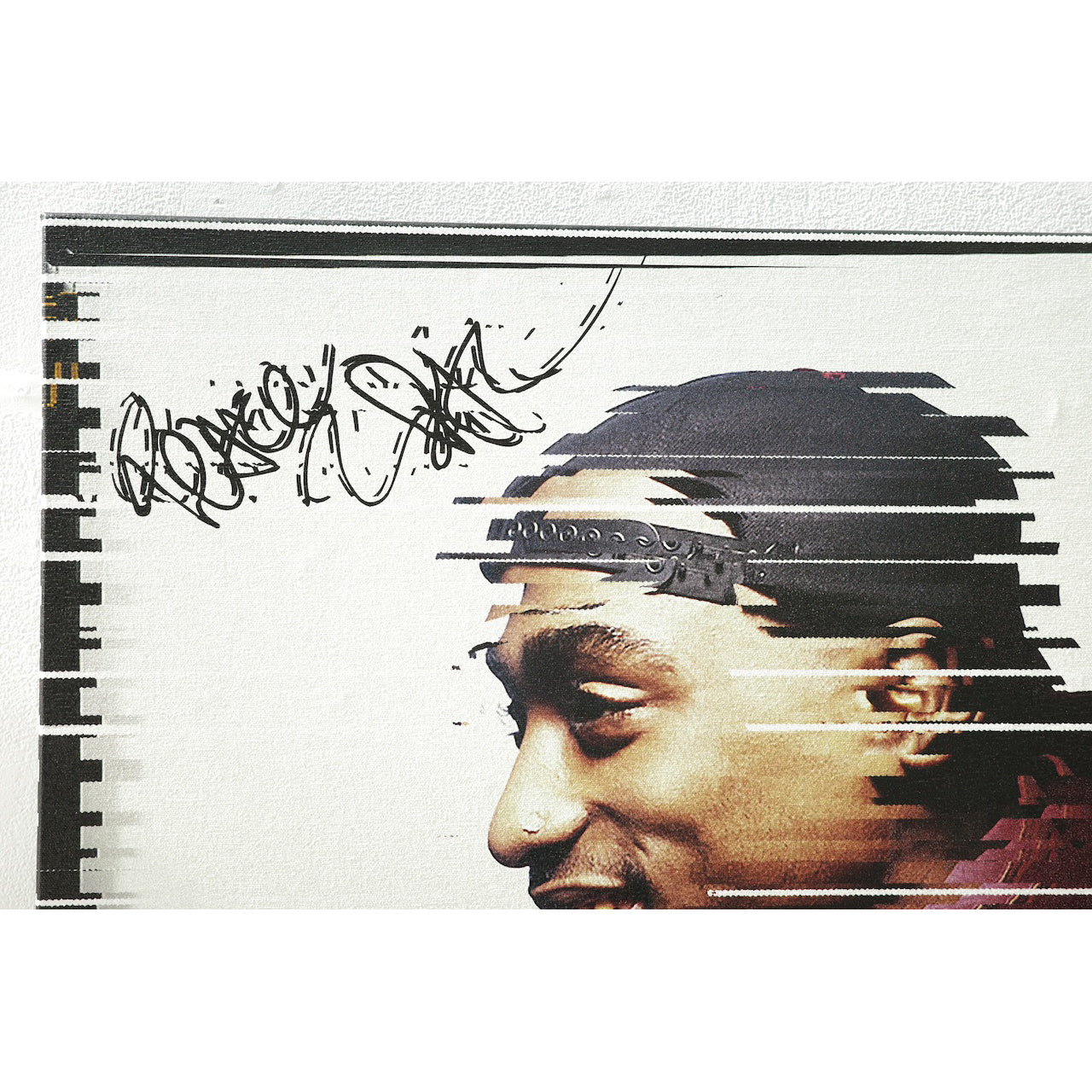 2PAC / Kosuke Kawamura Neo-silk, glitter on CANVAS