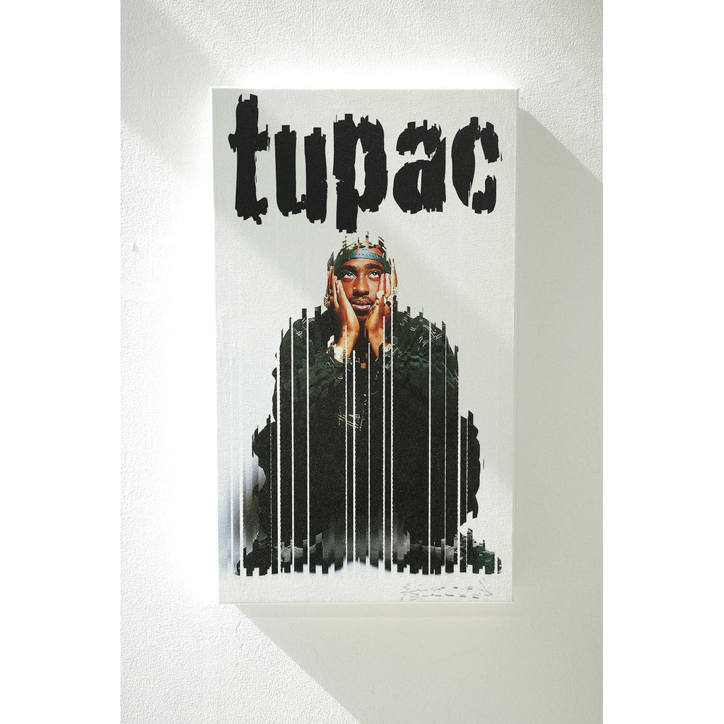 2PAC / Kosuke Kawamura Neo-silk, glitter on CANVAS