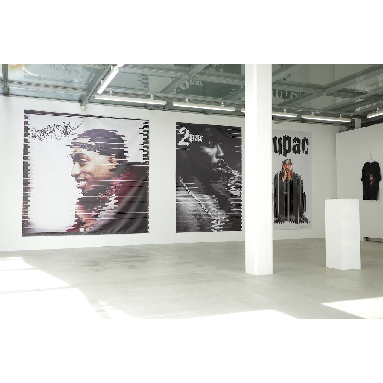 2PAC / Kosuke Kawamura Neo-silk, glitter on CANVAS