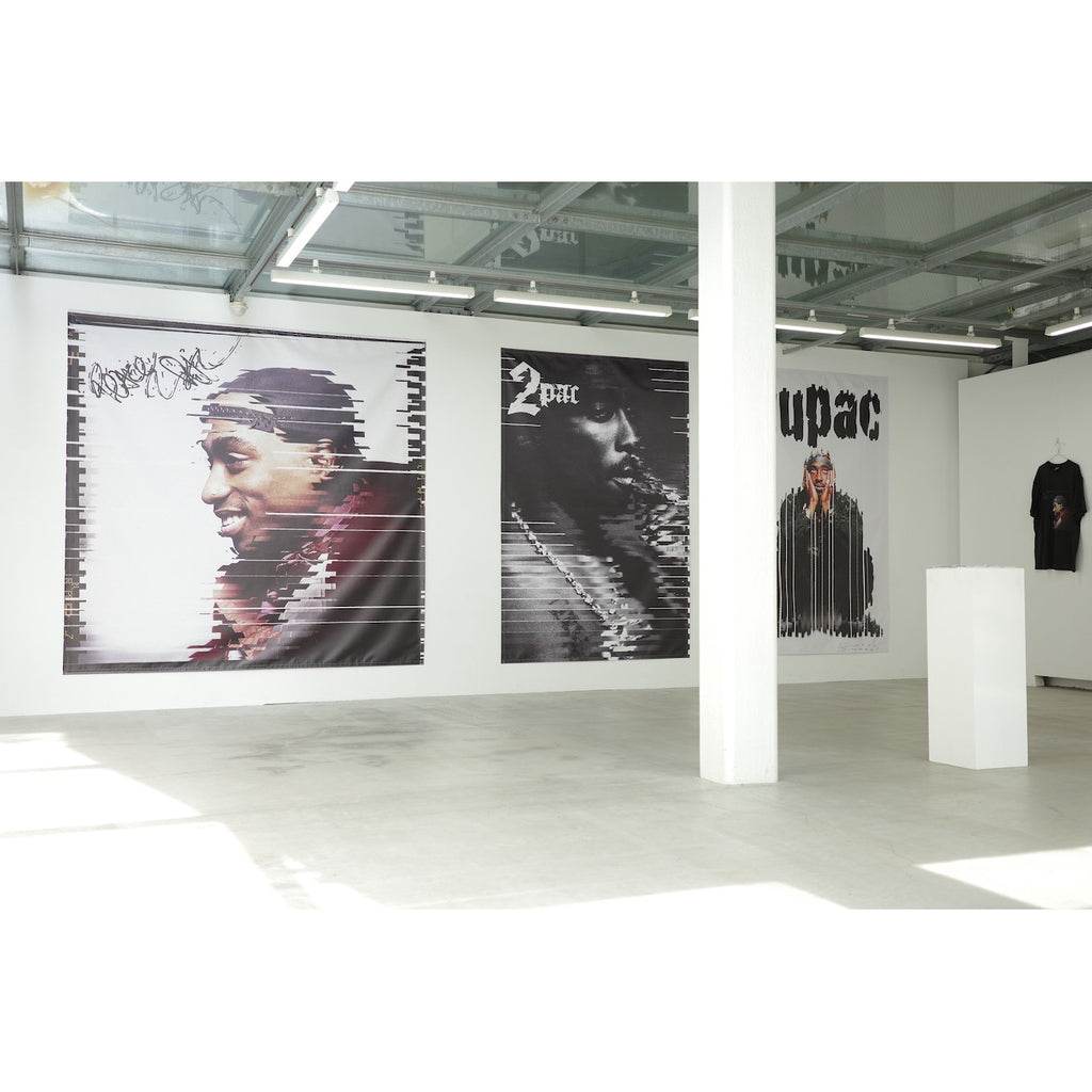 2PAC / Kosuke Kawamura Neo-silk, glitter on CANVAS