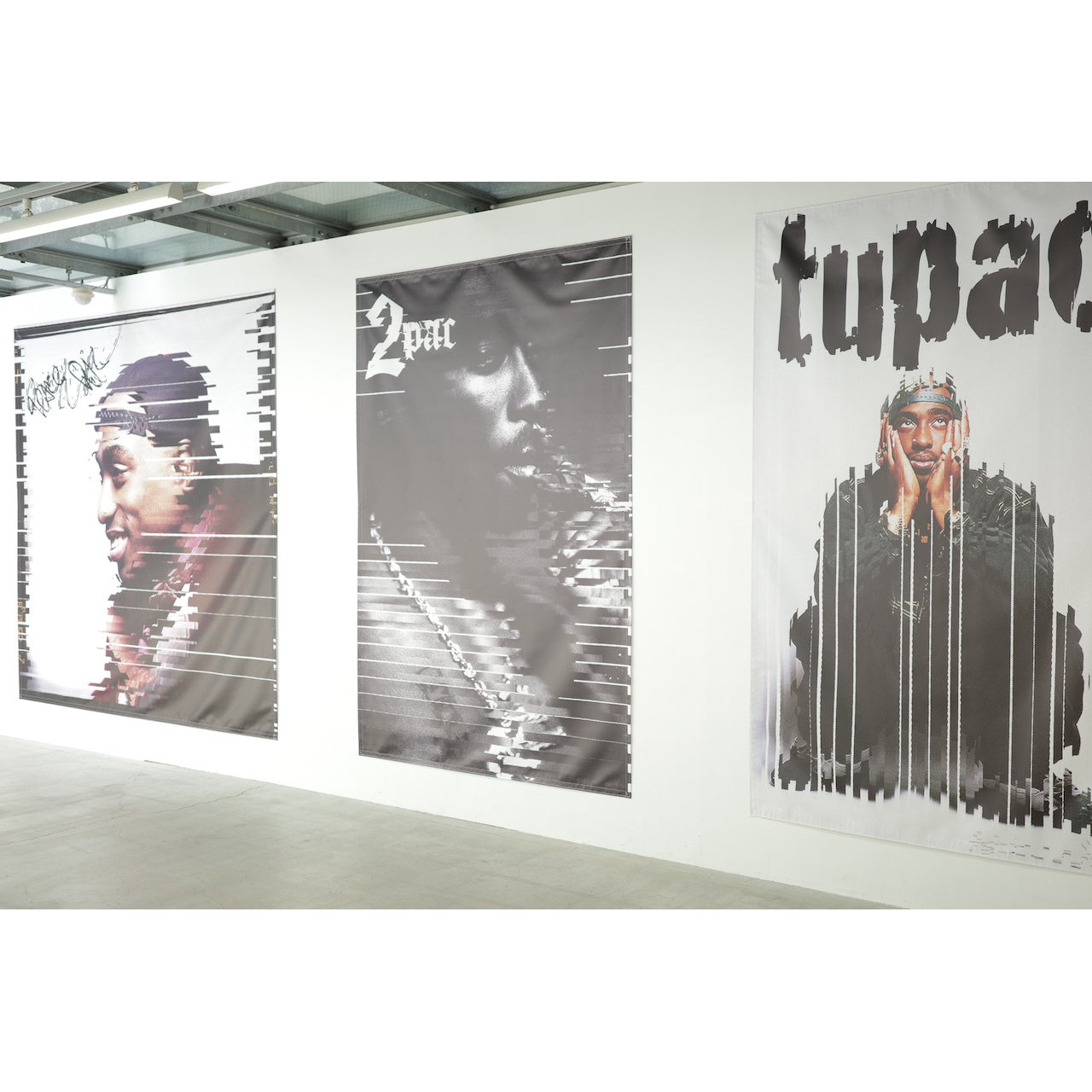 2PAC / Kosuke Kawamura Neo-silk, glitter on CANVAS