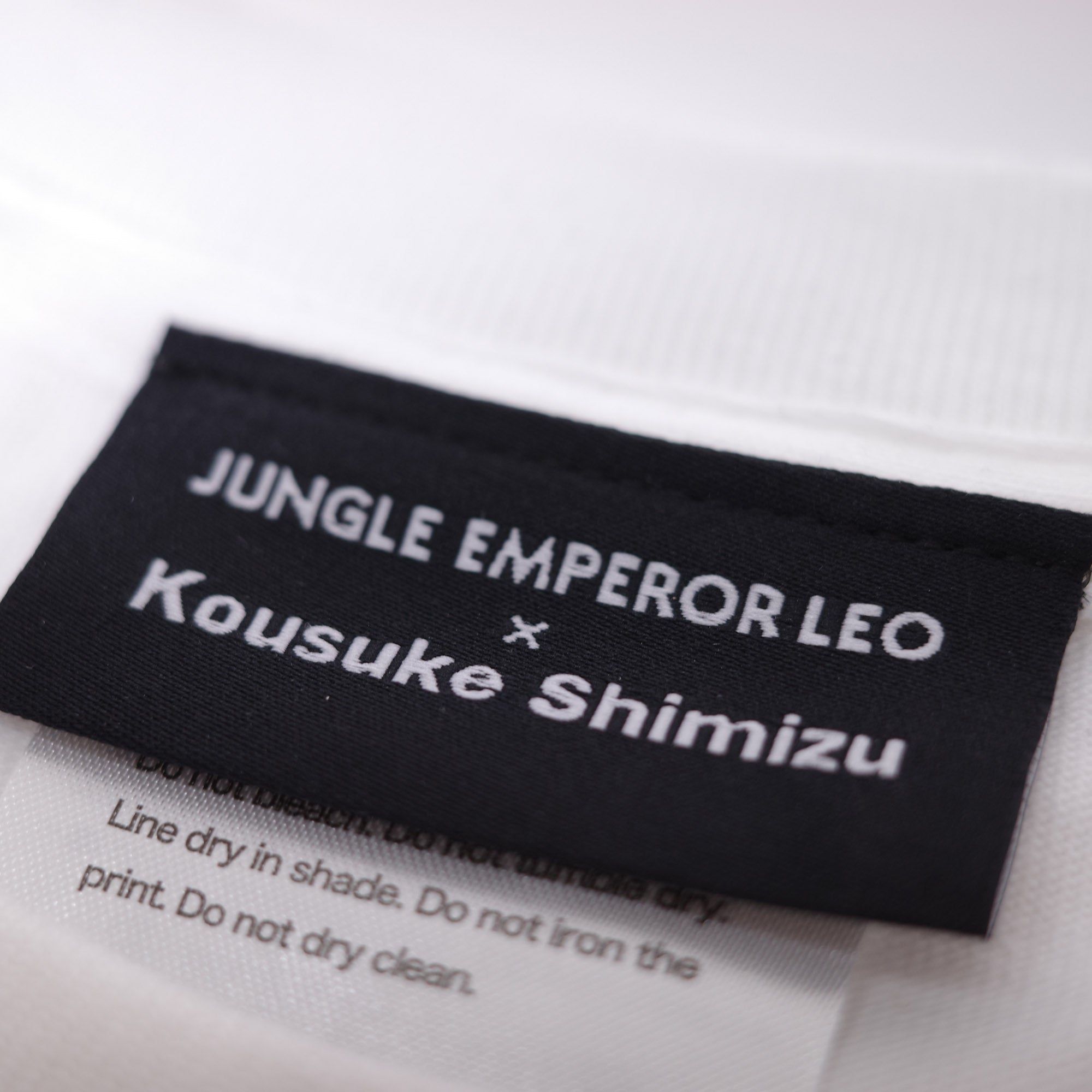 KOUSUKE SHIMIZU x Jungle Emperor S/S TEE JLKS-26 WHITE x BLUE