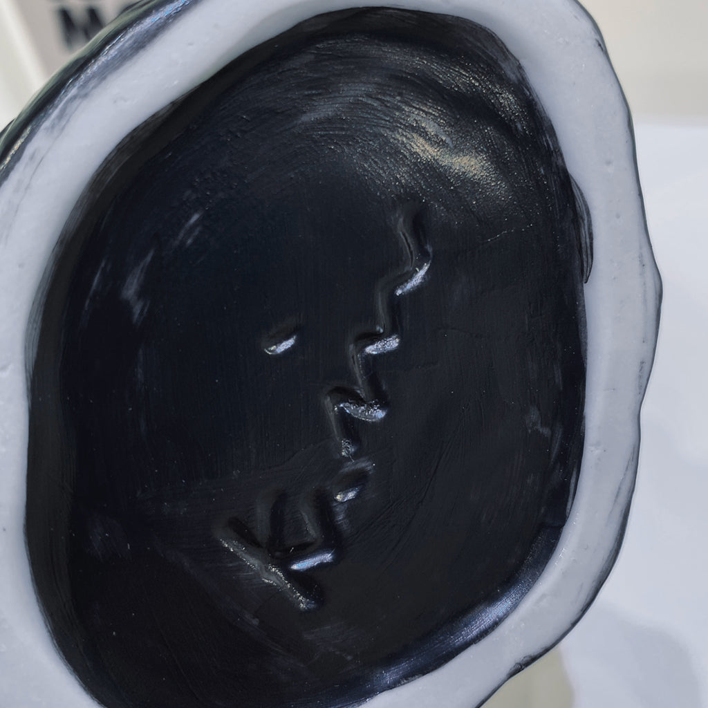 NISHIMOTO IS THE MOUTH SINGLE FLOWER VASE｜BLACK NIM-AP01