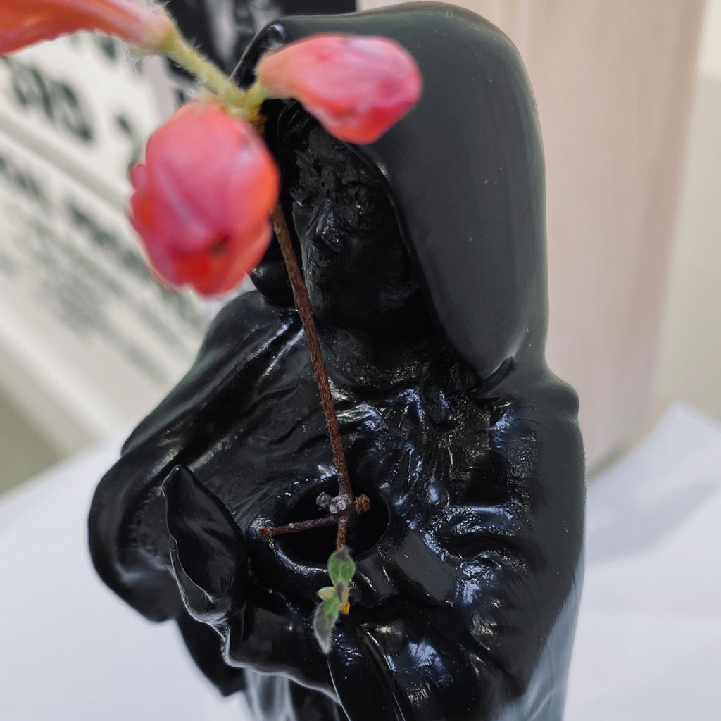 NISHIMOTO IS THE MOUTH SINGLE FLOWER VASE｜BLACK NIM-AP01