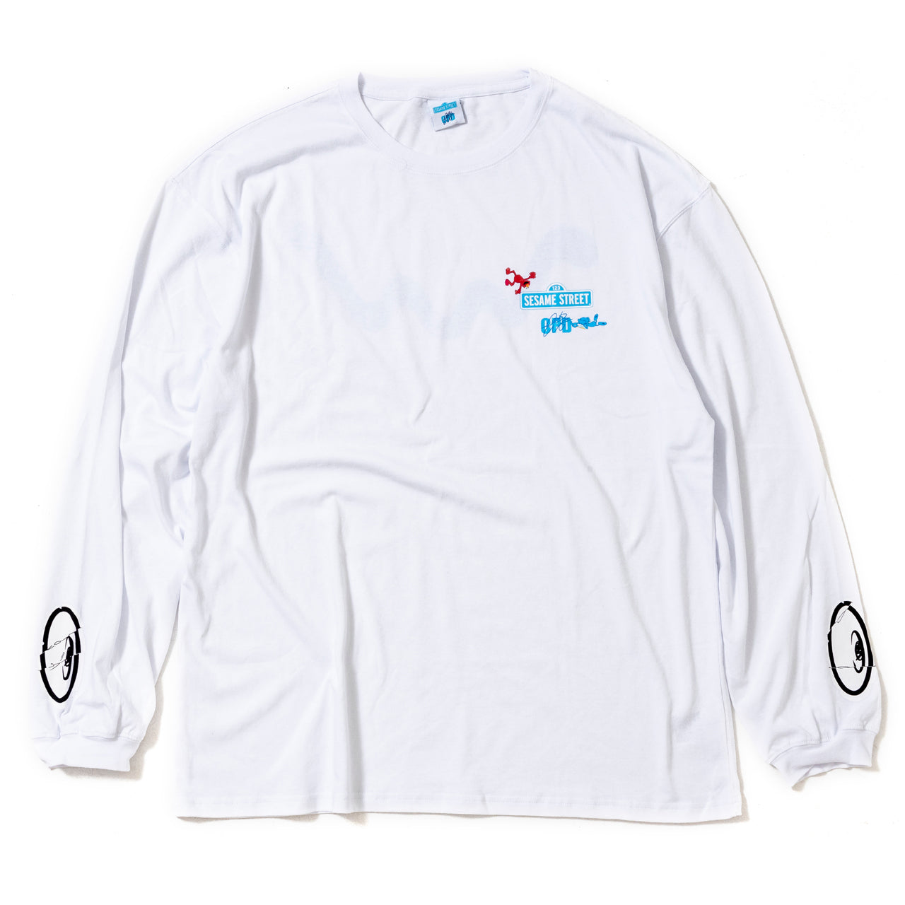 COIN PARKING DELIVERY×Sesame Street SSCPD-02 L/S T-SHIRT WHITE 