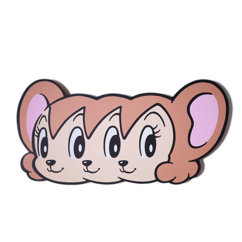 (日本国内販売限定)KOUSUKE SHIMIZU × ジャングル大帝 #5 Silk screen print on wooden board(signed)(作品証明書)＜ED:7＞