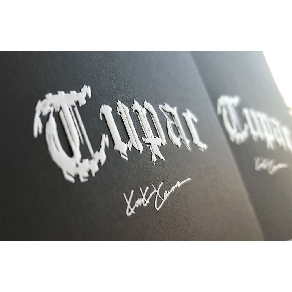 2PAC / Kosuke Kawamura Neo-silk, glitter on canvas with CARD