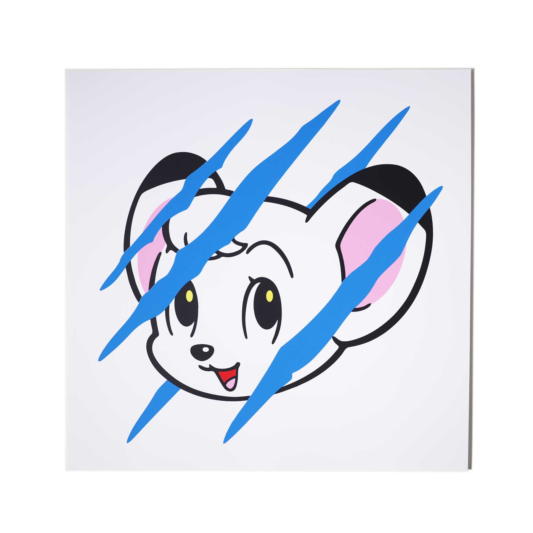 (日本国内販売限定)KOUSUKE SHIMIZU × ジャングル大帝 #16 Silk screen print on paper (signed)(作品証明書)(額装なし)＜ED:30＞