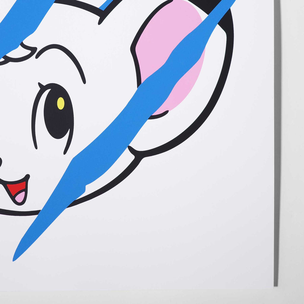 (日本国内販売限定)KOUSUKE SHIMIZU × ジャングル大帝 #16 Silk screen print on paper (signed)(作品証明書)(額装なし)＜ED:30＞