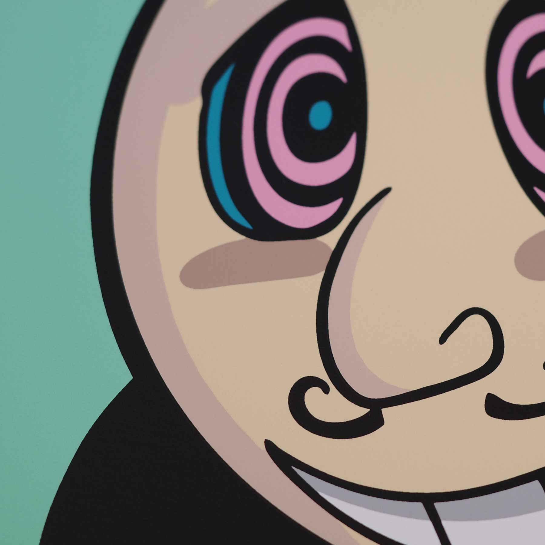 (日本国内販売限定)KOUSUKE SHIMIZU × ジャングル大帝 #12 Silk screen print on paper (signed)(作品証明書)(額装なし)＜ED:25＞