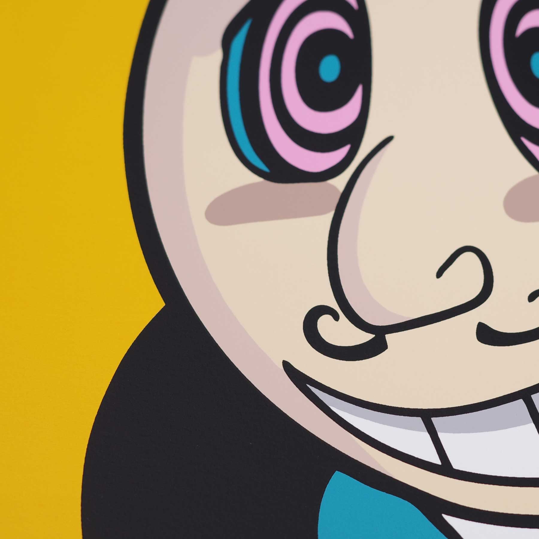 (日本国内販売限定)KOUSUKE SHIMIZU × ジャングル大帝 #13 Silk screen print on paper (signed)(作品証明書)(額装なし)＜ED:25＞