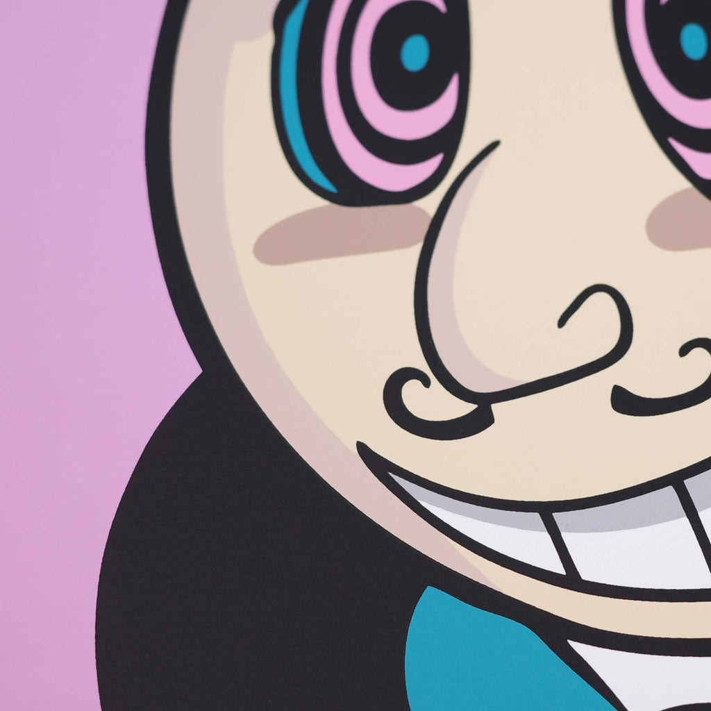 (日本国内販売限定)KOUSUKE SHIMIZU × ジャングル大帝 #15 Silk screen print on paper (signed)(作品証明書)(額装なし)＜ED:25＞