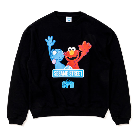 COIN PARKING DELIVERY×Sesame Street SSCPD-03 CREWNECK SWEATSHIRT